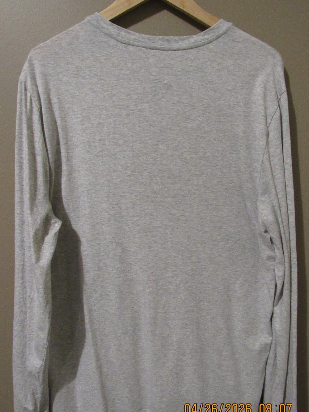 Flag & Anthem Long-Sleeve Henley Shirt - XL - Picture 4 of 4